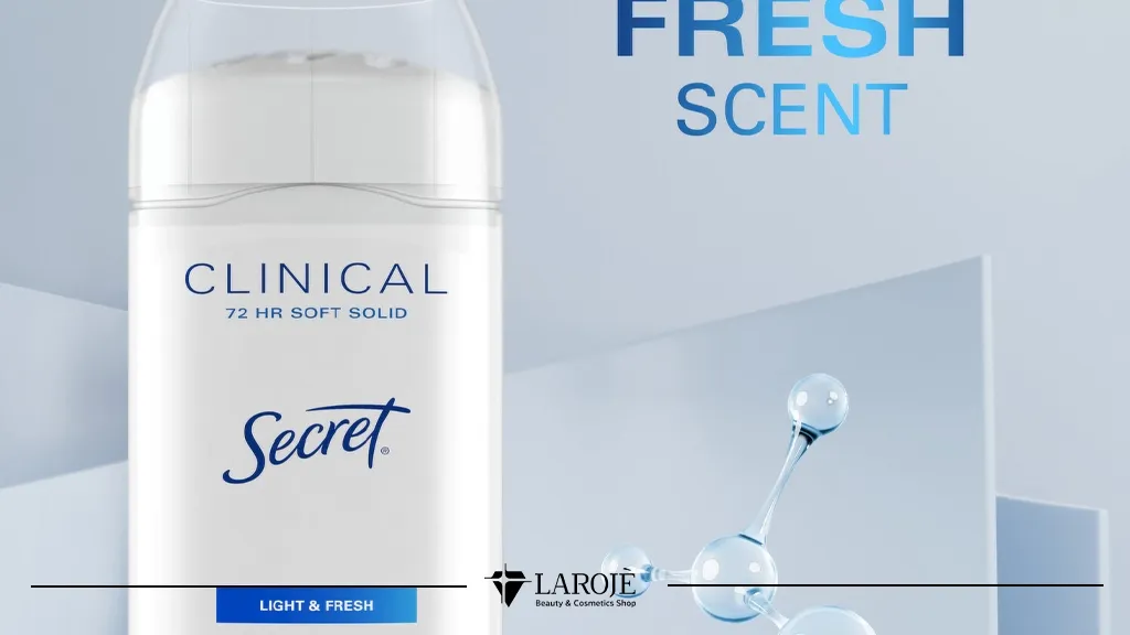 بهترین مارک دئودرانت-دئودرانت بالینی از برند Secret