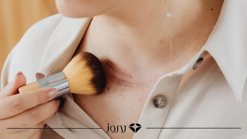 میکاپ حرفهای برای پوست دارای اسکار؛ تکنیکهای تکمیلی