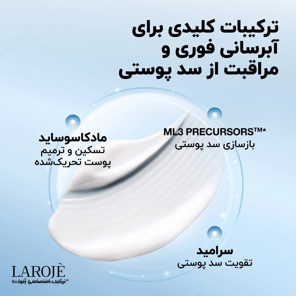 ترکیبات کلیدی کرم Intensive آنوا: مادکاسوساید، ML3 و سرامید