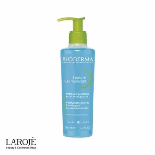 ژل شستشوی پوست چرب بایودرما Bioderma سایز 200 میل - تصویر ۱