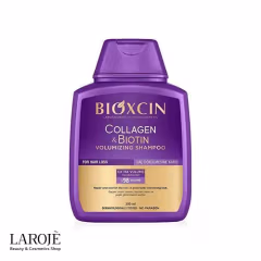 شامپو ضد ریزش و حجم دهنده بیوکسین Bioxcin مدل Collagen & Biotin