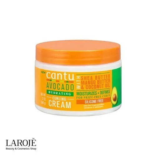کرم حالت دهنده و آبرسان موی فر کنتو Cantu حاوی آووکادو