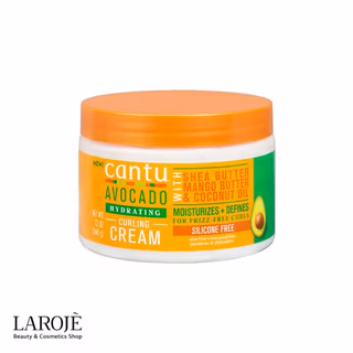 کرم حالت دهنده و آبرسان موی فر کنتو Cantu حاوی آووکادو