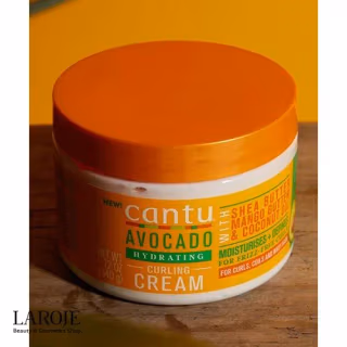 کرم حالت دهنده و آبرسان موی فر کنتو Cantu حاوی آووکادو - تصویر ۲