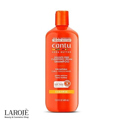 شامپو شی باتر موهای فر و حالت دار کنتو Cantu