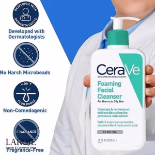 فوم شستشو پوست نرمال تا چرب سراوی Cerave - تصویر ۲