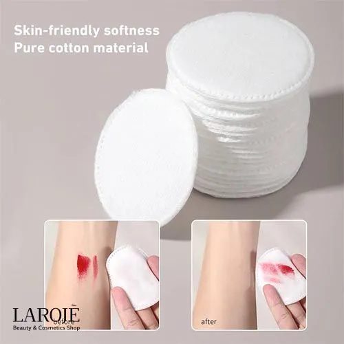 پد آرایش پاک کن 100 عددی کازمتیک کاتن Cosmetic Cotton - تصویر ۳