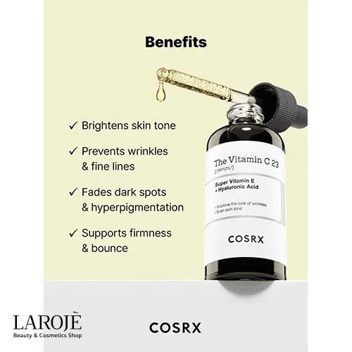 سرم ضدلک و روشن کننده ویتامین سی 23% کوزارکس Cosrx - تصویر ۹ سرم ضدلک و روشن کننده ویتامین سی 23% کوزارکس Cosrx - تصویر ۹