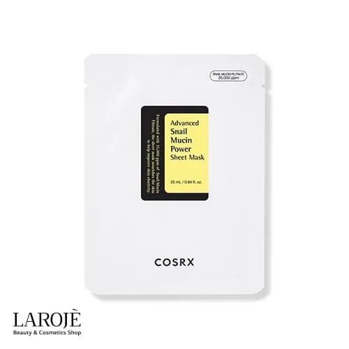 ماسک صورت ورقه ای کوزارکس Cosrx حاوی عصاره حلزون
