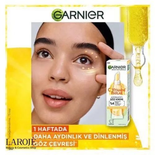 کرم دور چشم روشن کننده ویتامین سی گارنیر Garnier - تصویر ۳ کرم دور چشم روشن کننده ویتامین سی گارنیر Garnier - تصویر ۳