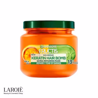 ماسک موی ترمیم کننده گارنیر Garnier مدل Keratin Hair Bomb