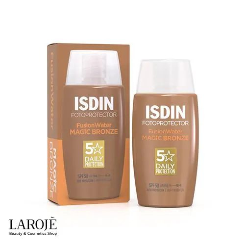 ضد آفتاب فیوژن واتر رنگی ایزدین Isdin مدل Magic - تصویر ۷ ضد آفتاب فیوژن واتر رنگی ایزدین Isdin مدل Magic - تصویر ۷