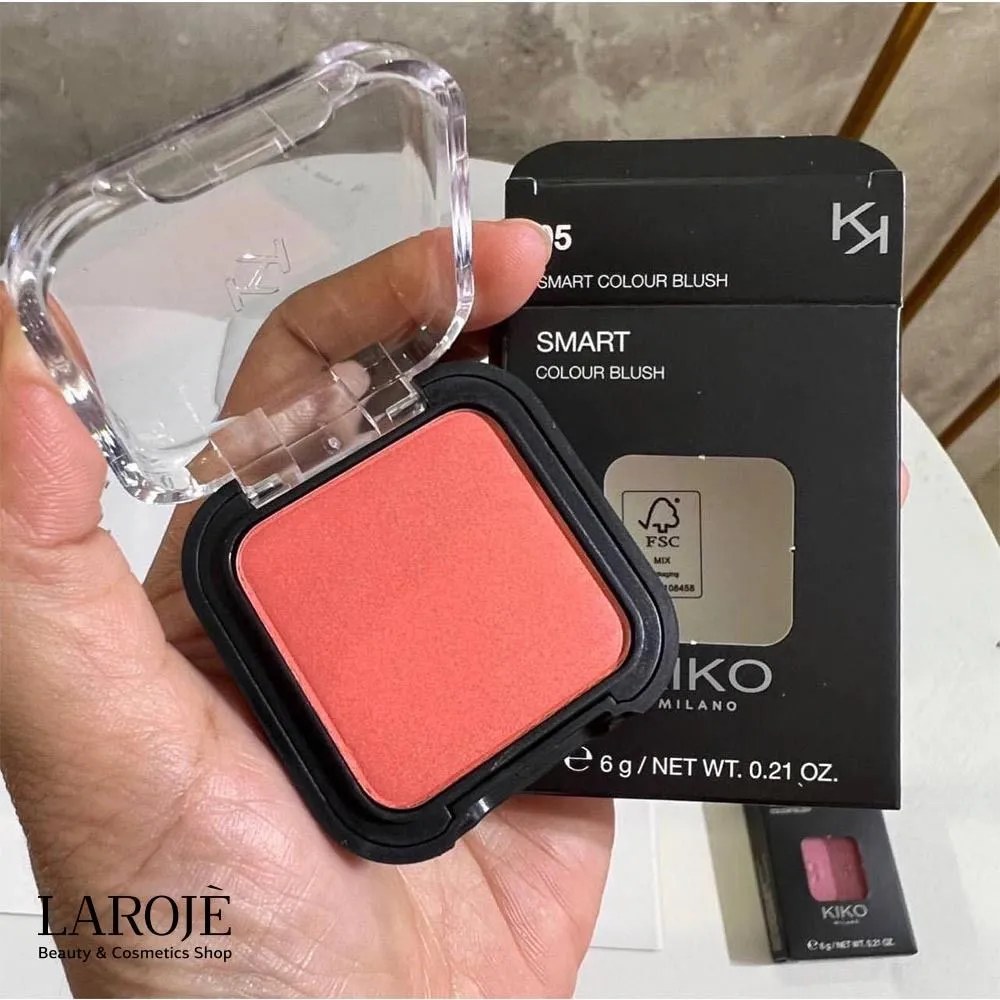 رژگونه پودری کیکو Kiko مدل Smart Colour - تصویر ۱۰
