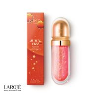 لیپ گلاس کیکو Juicy Fizz رنگ 02 Fruity Sorbetto کنار جعبه