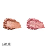 نمونه‌ی رنگ دو رژگونه کیکو Fusion Glow روی سطح سفید