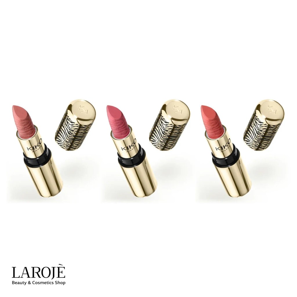 سه رنگ رژ لب کیکو Wild Kisser جاست کاوالی: 01 Rebel Mauve، 02 Desert Tribe و 03 No Rulez