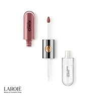 رژ لب مایع دو طرفه کیکو مدل Unlimited Double Touch رنگ 121 Dark Rosy Chestnut