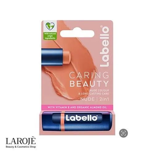 بالم لب لابلو Labello مدل Caring Beauty رنگ Nude - تصویر ۴