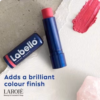 بالم لب لابلو Labello مدل Caring Beauty رنگ Pink - تصویر ۳