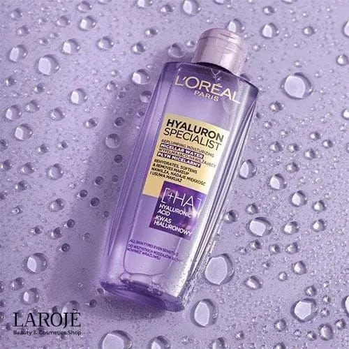 میسلار واتر آبرسان لورال L'oreal حاوی هیالورونیک اسید - تصویر ۲ میسلار واتر آبرسان لورال L'oreal حاوی هیالورونیک اسید - تصویر ۲