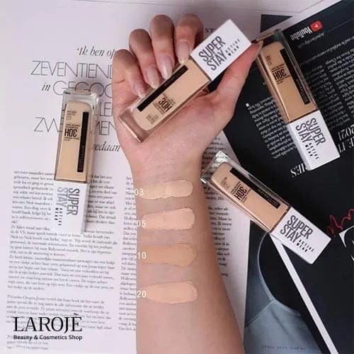 کرم پودر 30 ساعته میبلین Maybelline مدل سوپر استی - تصویر ۷
