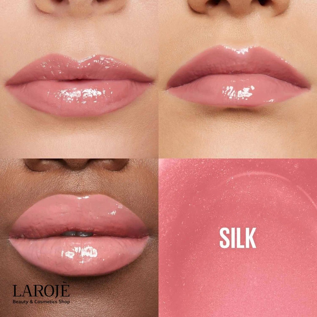 رنگ 004 Silk لیپ گلاس میبلین Lifter Gloss روی سه رنگ پوست