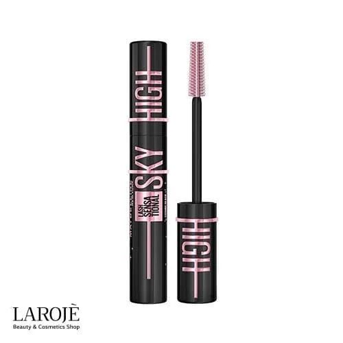 ریمل حجم دهنده و بلند کننده بسیار مشکی میبلین Maybelline مدل Sky High - تصویر ۱