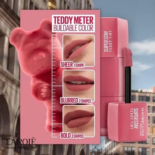 تینت لب و گونه میبلین Maybelline مدل Teddy Tint - تصویر ۹ تینت لب و گونه میبلین Maybelline مدل Teddy Tint - تصویر ۹
