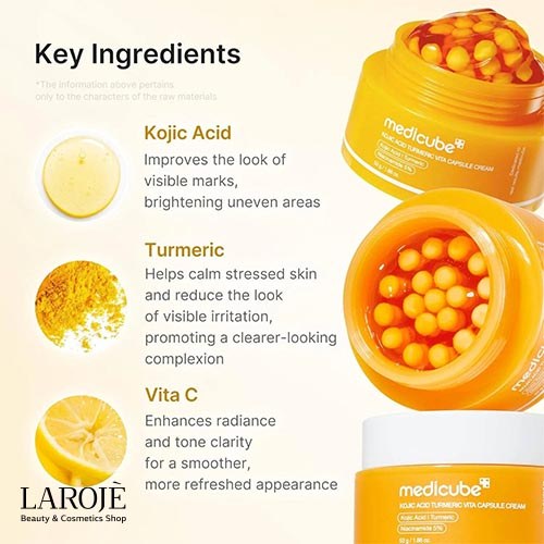 کرم کپسولی کوجیک اسید و زردچوبه مدی کیوب Medicube کرم کپسولی کوجیک اسید و زردچوبه مدی کیوب Medicube