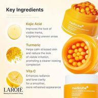 کرم کپسولی کوجیک اسید و زردچوبه مدی کیوب Medicube