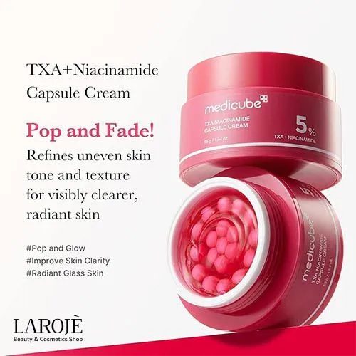 کرم کپسولی ضد لک TXA و نیاسینامید مدی کیوب Medicube - تصویر ۳