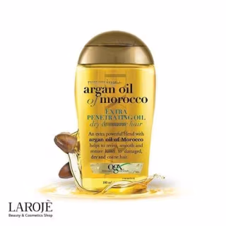 روغن آرگان مراکشی او جی ایکس OGX مخصوص مو خشک و شکننده - تصویر ۱