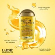 روغن آرگان مراکشی او جی ایکس OGX مخصوص مو خشک و شکننده - تصویر ۳