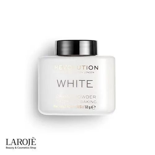 پودر فیکس رولوشن Revolution رنگ White پودر فیکس رولوشن Revolution رنگ White