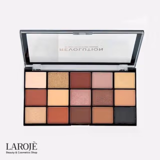 پلت سایه 15 رنگ رولوشن Revolution مدل Velvet Rose - تصویر ۳