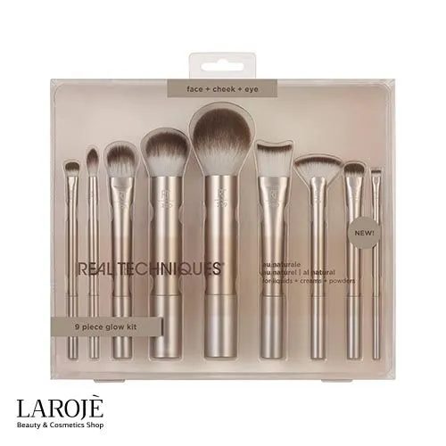 ست براش 9 تایی ریل تکنیک Real Techniques مدل Glow Kit - تصویر ۱ ست براش 9 تایی ریل تکنیک Real Techniques مدل Glow Kit - تصویر ۱