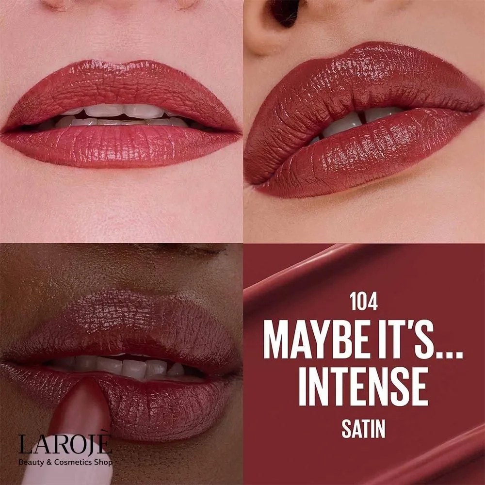 رژ لب جامد و براق میبلین Maybelline مدل Serum Lipstick - تصویر ۹
