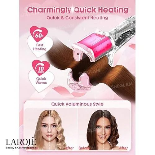 دستگاه فر موی ساحلی شیگلم Sheglam - تصویر ۹ دستگاه فر موی ساحلی شیگلم Sheglam - تصویر ۹