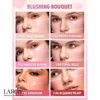 پالت رژگونه کرمی شیگلم مدل Blushing Bouquet - تصویر ۳