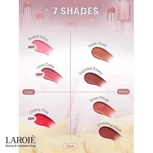 رژگونه استیکی کره ای شیگلم Sheglam - تصویر ۹