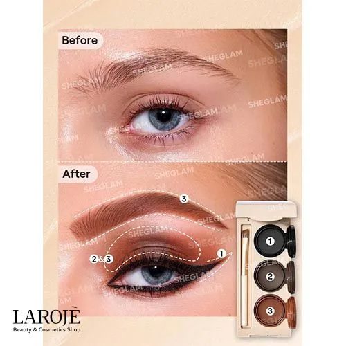 کیت ژل ابرو و خط چشم شیگلم Sheglam - تصویر ۳ کیت ژل ابرو و خط چشم شیگلم Sheglam - تصویر ۳