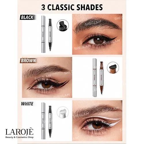خط چشم استامپی دو سر شیگلم Sheglam مدل Wing It - تصویر ۸