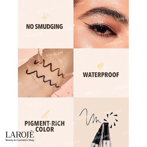 خط چشم استامپی دو سر شیگلم Sheglam مدل Wing It - تصویر ۷