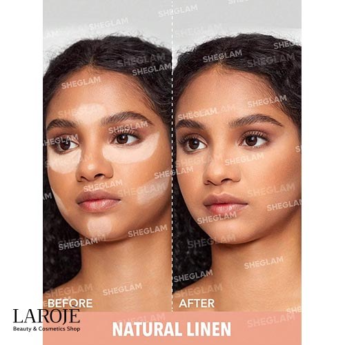 پودر فیکس دو منظوره شیگلم Sheglam (بدون جعبه) رنگ Natural Linen