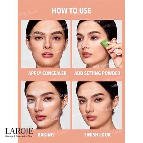پودر فیکس دو منظوره شیگلم Sheglam (بدون جعبه) رنگ Natural Linen