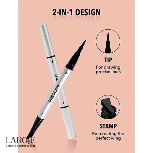خط چشم استامپی دو سر شیگلم Sheglam مدل Wing It - تصویر ۲