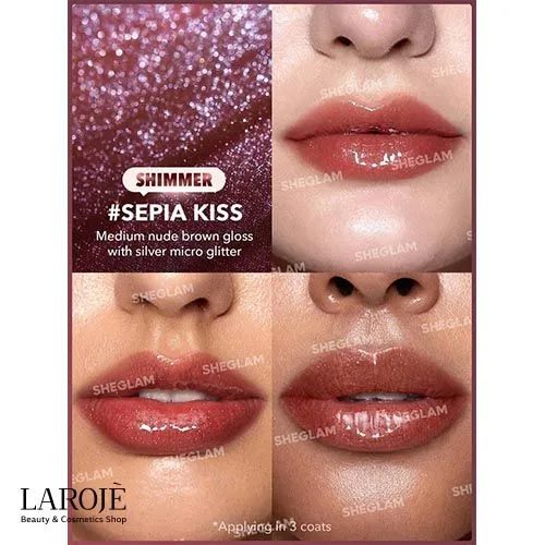 رژ لب حجم دهنده و شیمر شیگلم Sheglam - تصویر ۶