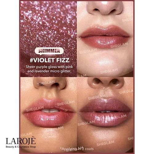 رژ لب حجم دهنده و شیمر شیگلم Sheglam - تصویر ۷