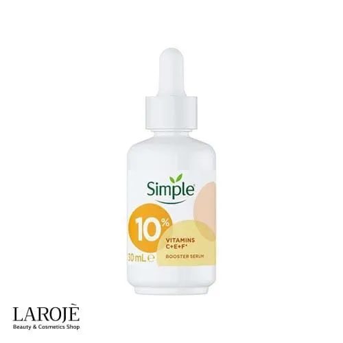سرم تقویت کننده 10درصد ویتامین C+E+F سیمپل Simple - تصویر ۱ سرم تقویت کننده 10درصد ویتامین C+E+F سیمپل Simple - تصویر ۱