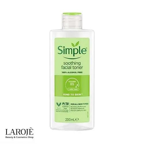 تونر آرامش بخش سیمپل Simple